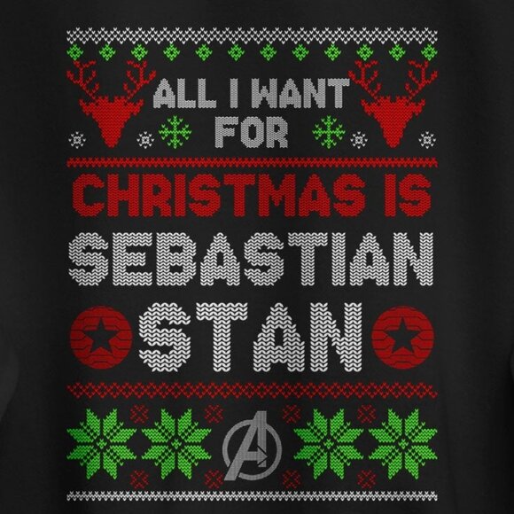 The Avengers Ugly Christmas Sweatshirt Sebastian Stan Sweater Gift For Christ 17 - Picture 2 of 5